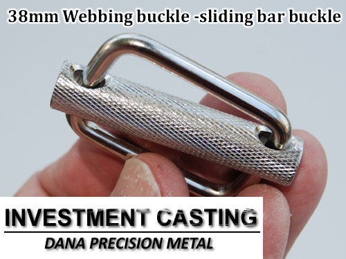 38mm Webbing buckle-sliding bar buckle