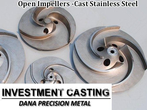 Impellers open impeller by precision investment castings