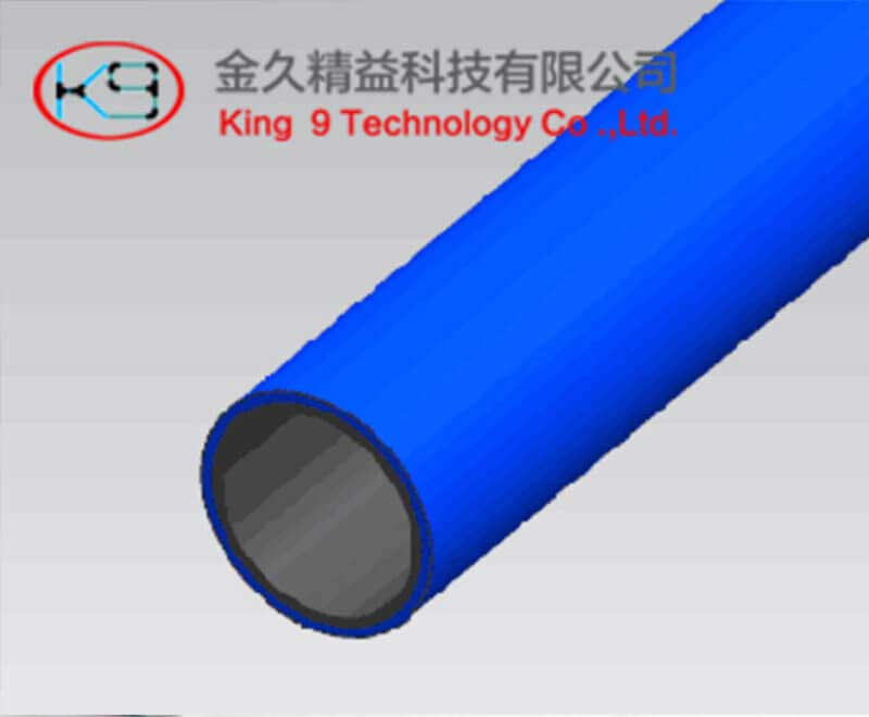 Blue Color 1.0mm Lean Pipe