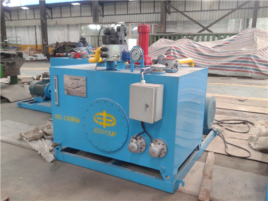 Hydraulic station for cooling bed transfer car of bar production line