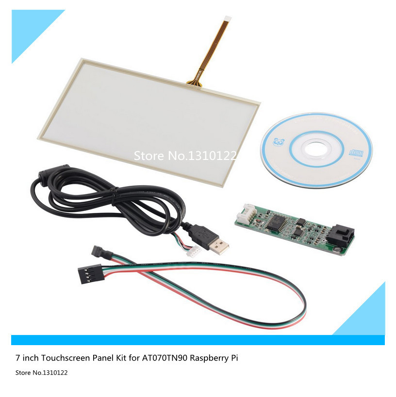 7''inch touch panel Glass165mm*100mm Touchscreen Panel Kit for AT070TN90 Raspberry Pi LCD Screen Free shipping