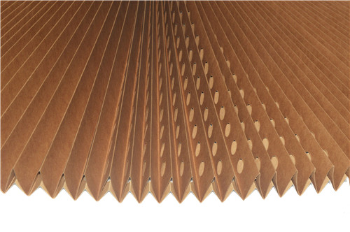 Dry Type Pleated V-Shape Cardboard Folded Concertina Overspray Kraft paint paper Filter for Spray Booth