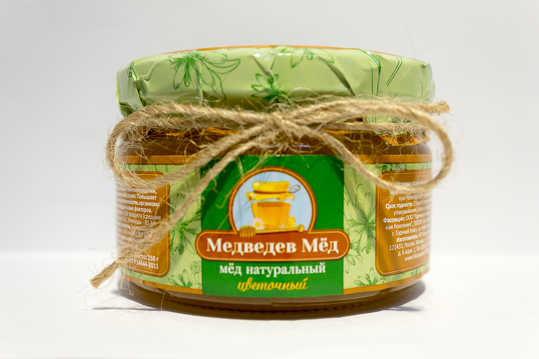 Мед цветочный Медведев мёд