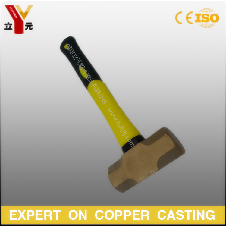 Aluminum bronze safety tool explosion-proof  sledge hammer with plastic handle