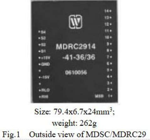 MDSC/MDRC29 Series Digital to Synchro/ Resolver Converters