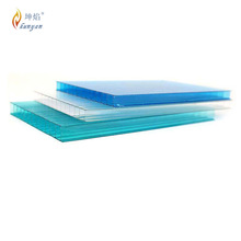 PC hollow double uv-coating twin-wall 8mm polycarbonate roofing sheet