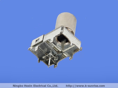 IEC connector with metal shielding frame and cover 
