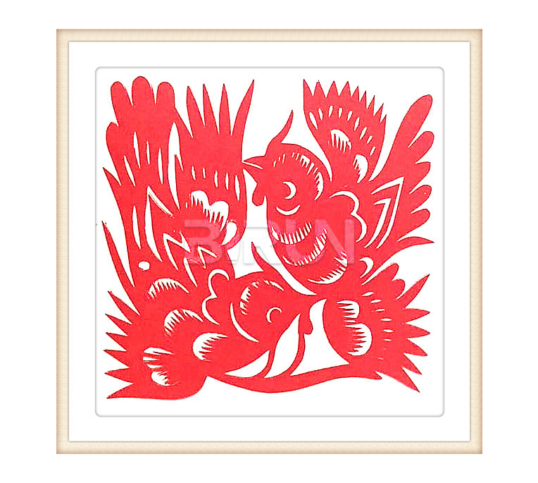 Hi On The Branches Chinese Paper Cutting