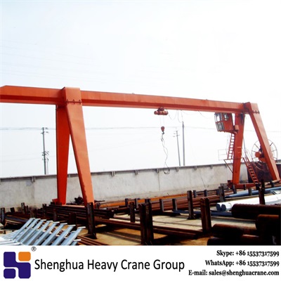 China HSHCL 10 ton single girder gantry crane with electric hoist