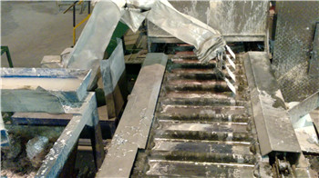 Hot aluminum alloy dross recycling line