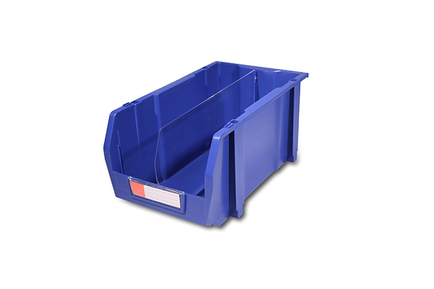 Industrial material handling plastic tote box 