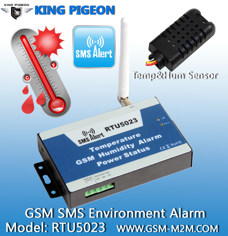 GSM SMS Temperature Humidity Alarm 