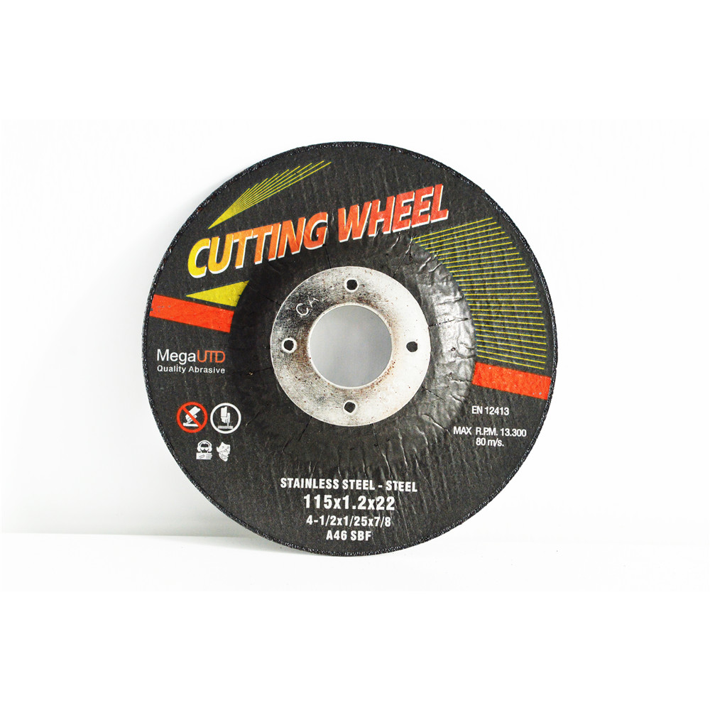 DC thin cutting wheel/disc for ferrous metal and stainless steel cutting
