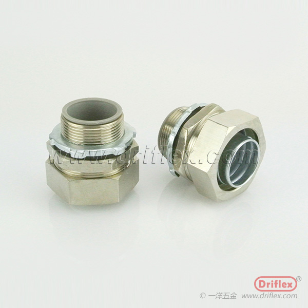 HOT SELLING Nickle Plated Brass Straight Conduit Fittings