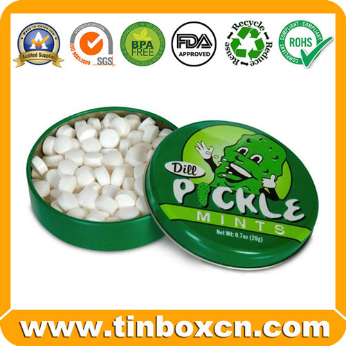 Factory Sliding Mint Tins for Slide Metal Can Gum Box
