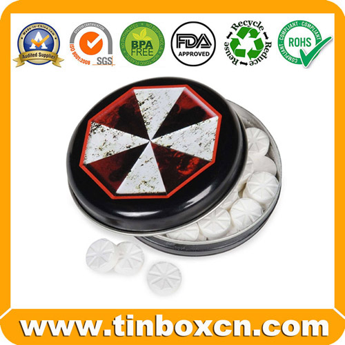 Factory Sliding Mint Tins for Slide Metal Can Gum Box