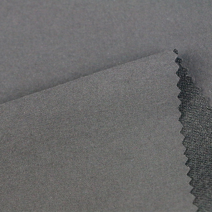 90%nylon 10%spandex black woven fabric suit fabric