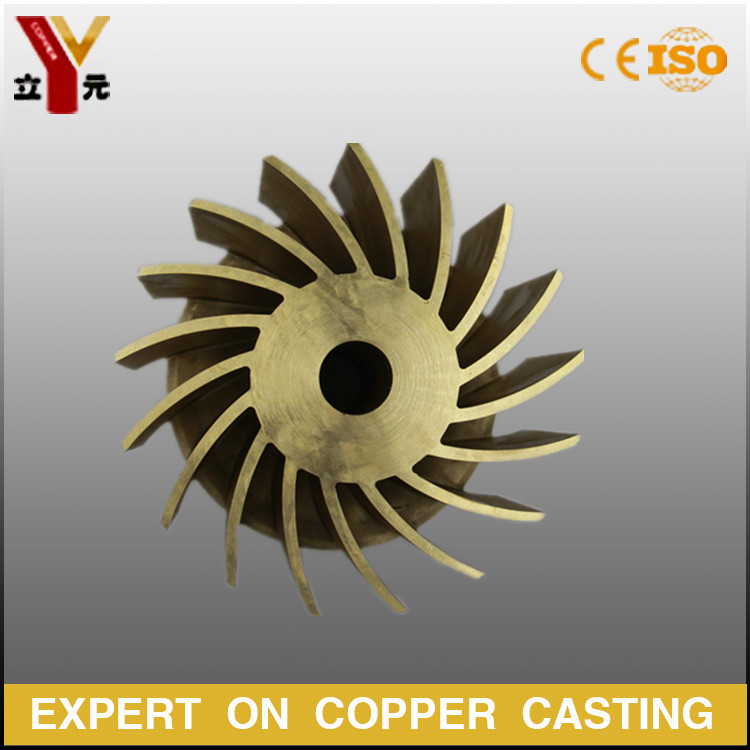 Lost Wax Casting Brass / Bronze Casting Vacuum pump impeller