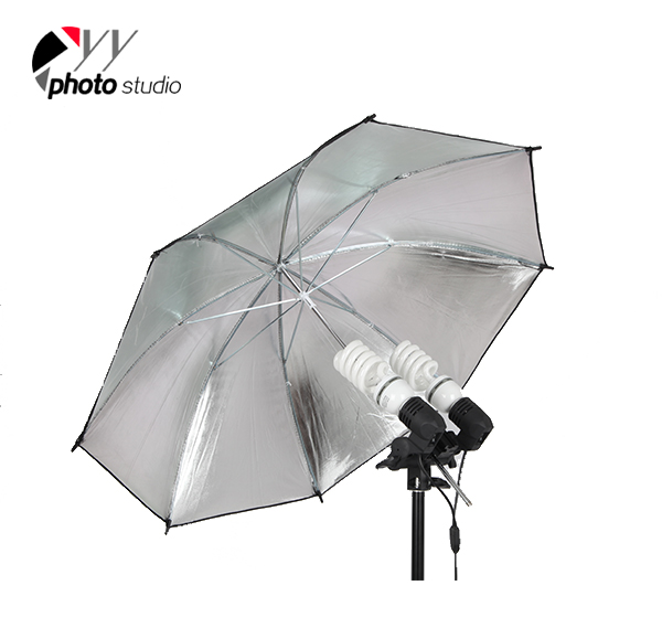 Studio Silver and Black Reflective Photo Umbrella YU302