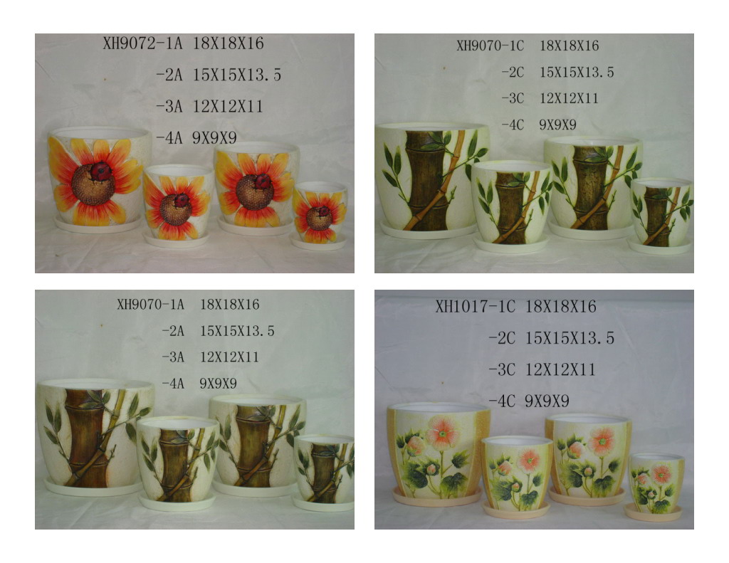 ceramic flower pots