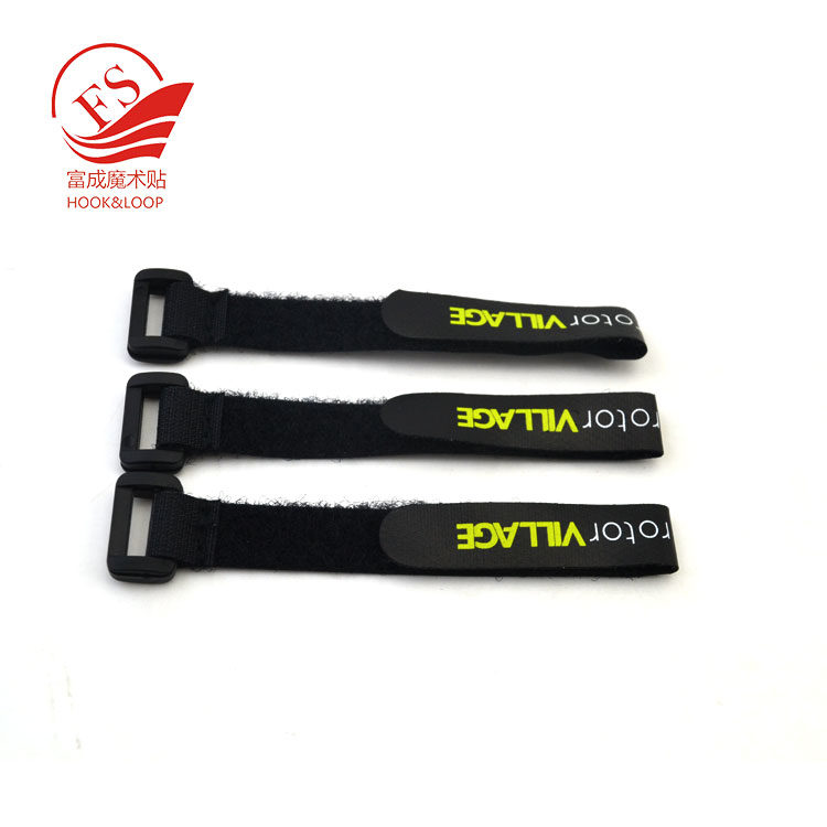 Manufacturer directly supply Anti-slip hook and loop straps with silicone backing