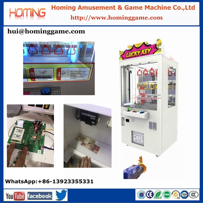Factory price Catch shoes Lucky Prize golden key master Game Vending Machine
