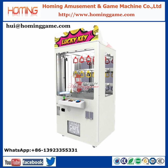 Brazil Winner Lucky Key Cube Arcade Game Machine | Lucky Key Prize Vending Game Machine