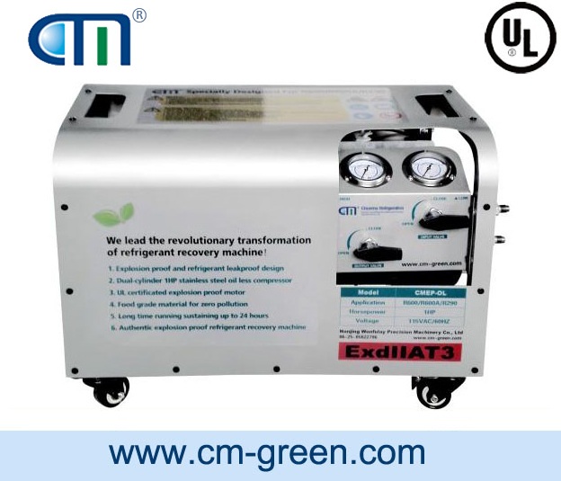 Oil Less Explosion Proof Refrigerant Recovery Machine CMEP-OL factory outlet