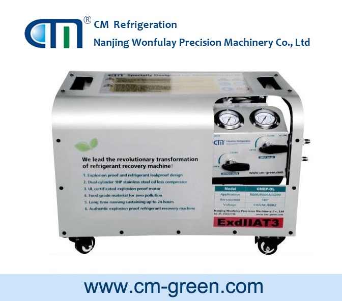 Oil Less Explosion Proof Refrigerant Recovery Machine CMEP-OL eco friendly