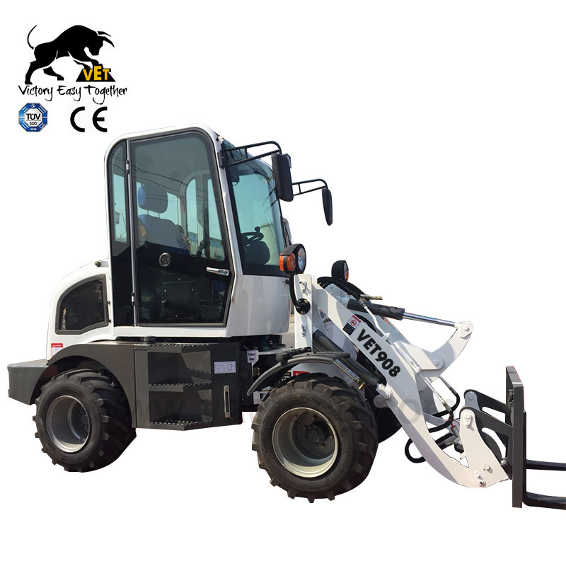 2018 CE Certificated Articulated 0.8 Ton Loader 4WD New Generation