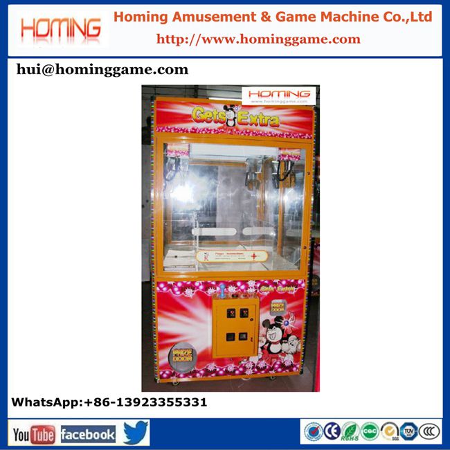 ﻿Newest Toy Gift Game Crane Claw Coin Game Machine For Game Center 