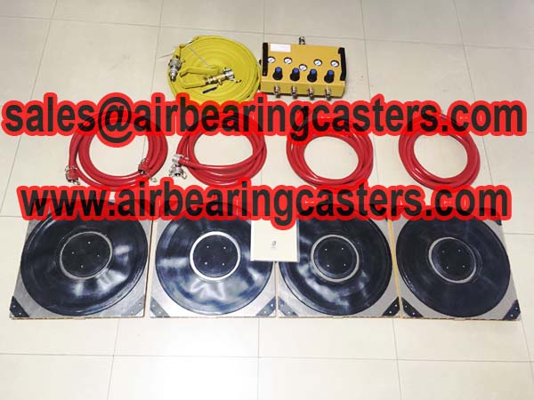 Air bearing casters modular air casters