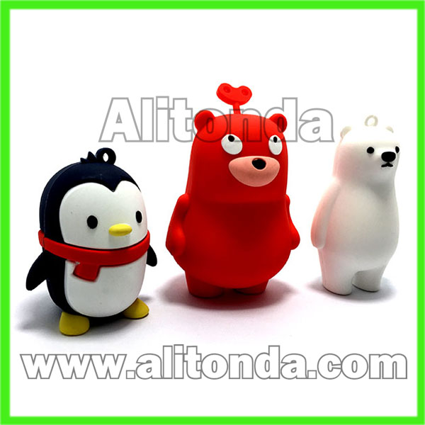 Cartoon 3D figures 3D character cute three-dimension doll action figure for promotional gifts