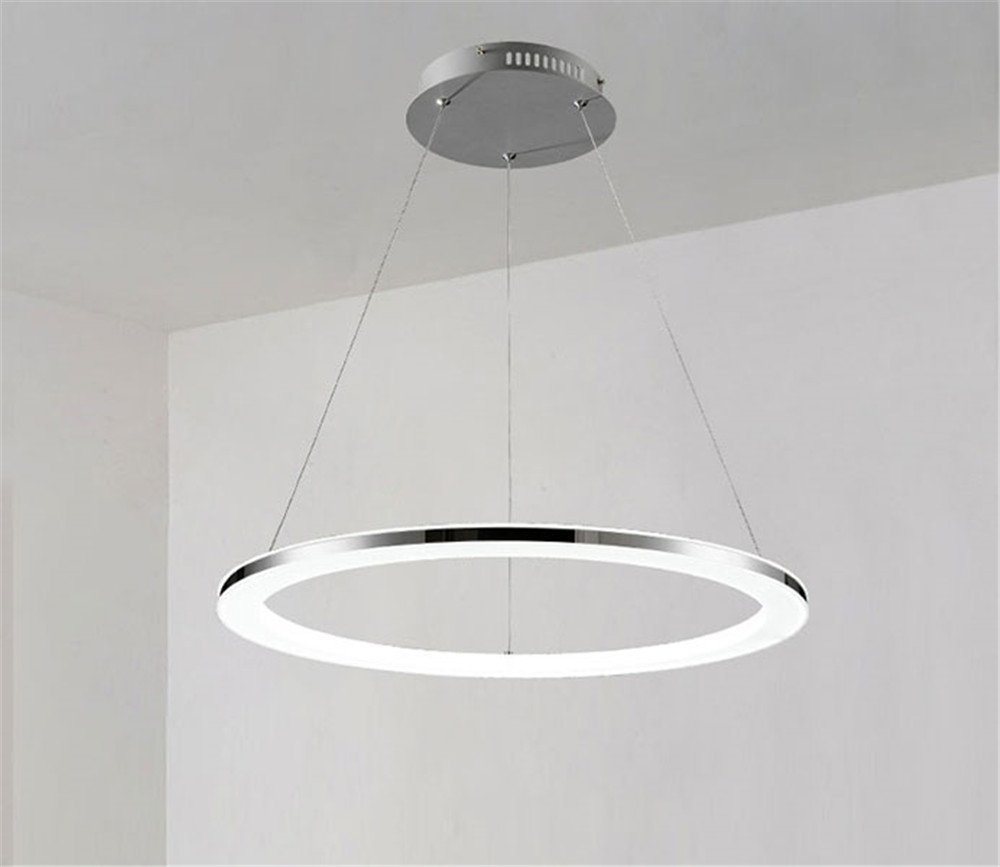 Contemporary Circular Led Pendant Lighting for Living Room
