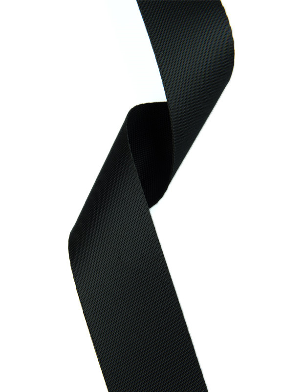 Factory professional black polyester luggage bag ribbon