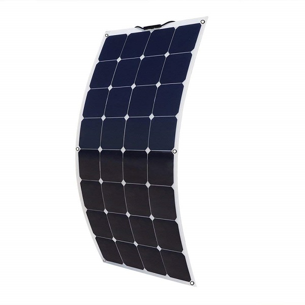 100W 12V Bendable Lightweight Thin Monocrystalline Flexible Solar Panel