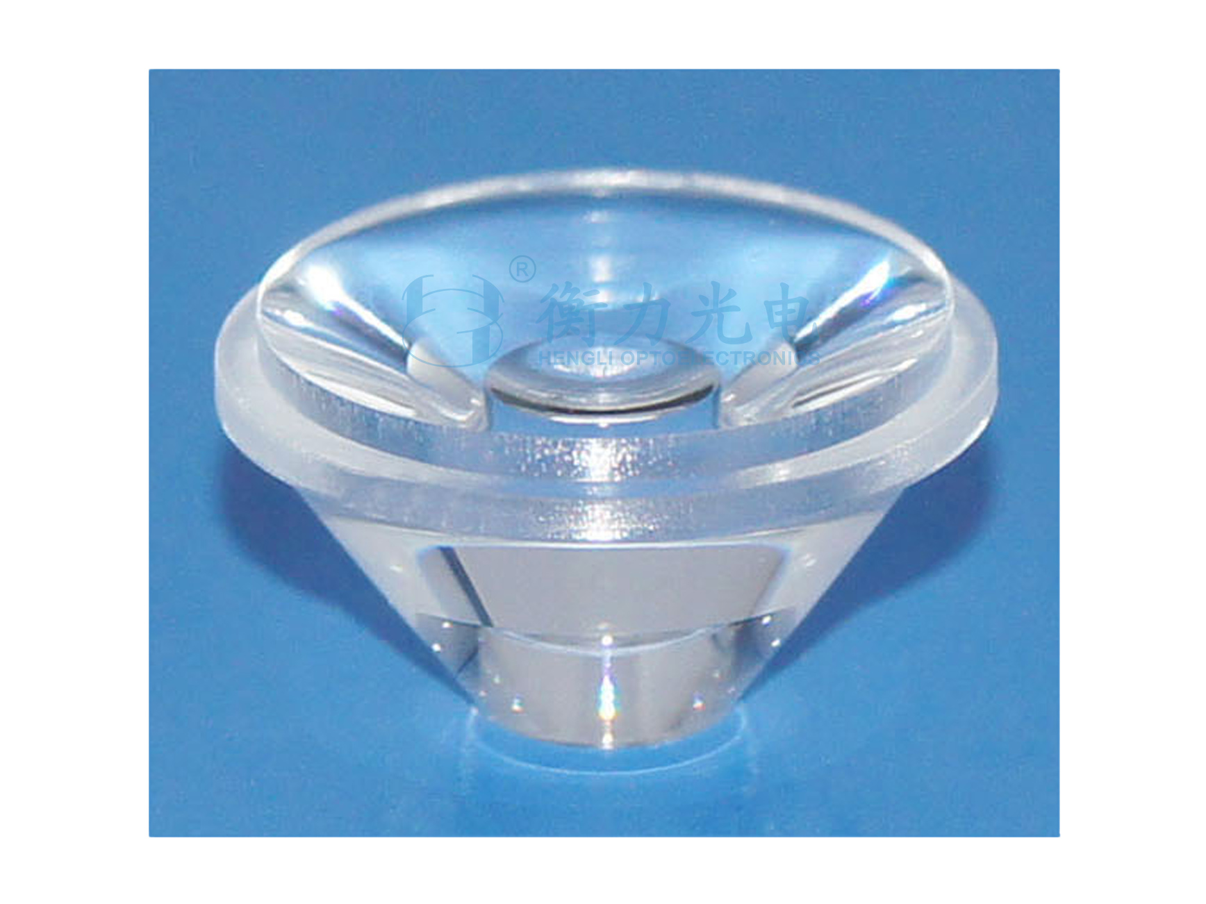 China manufacture PMMA 25 degrees Acrylic Optical lens