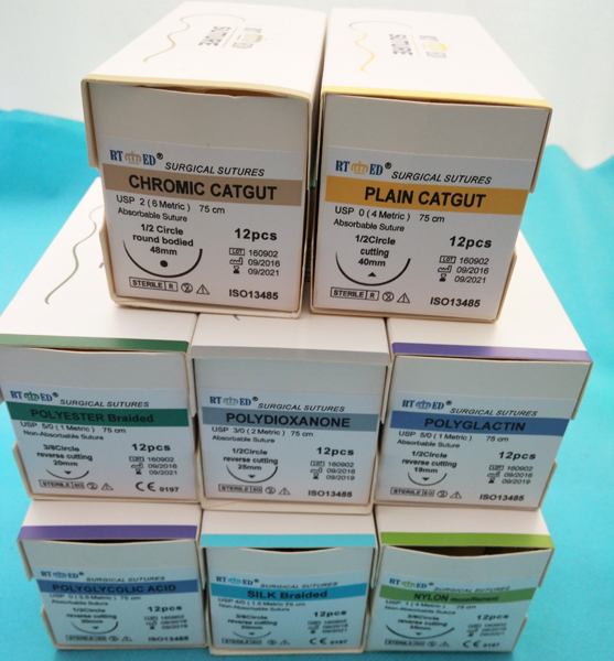 High quality absorbable/non-absorbable surgical sutures