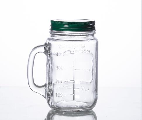500ML disposable juice mason cup