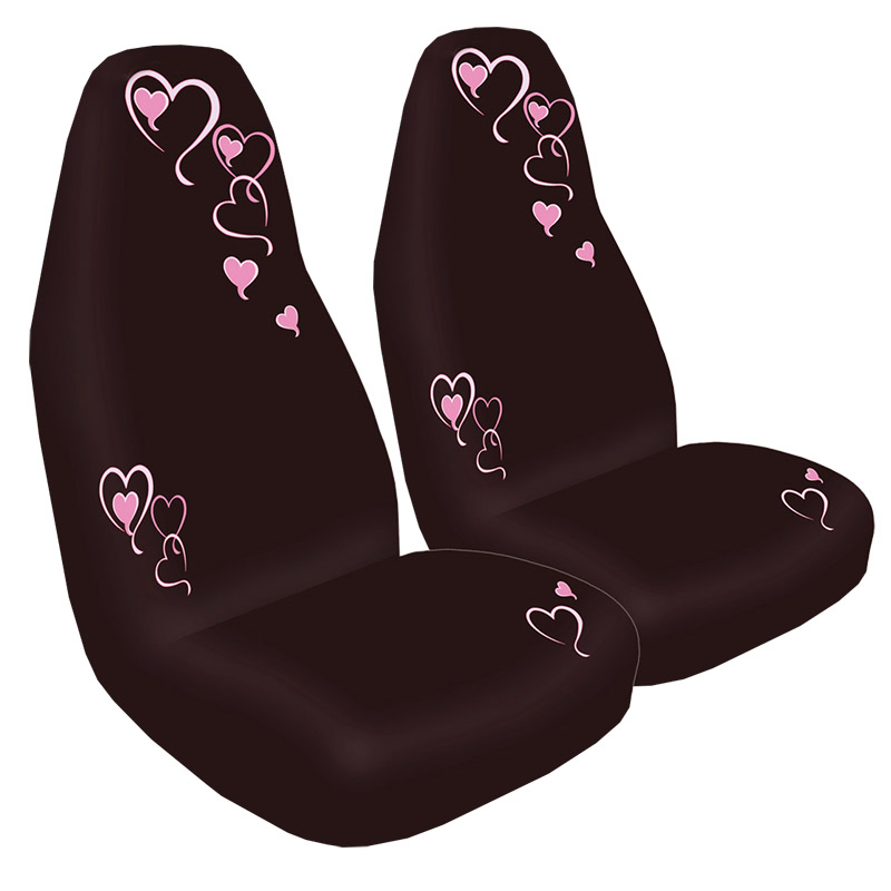 Embroidered Print Seat Covers