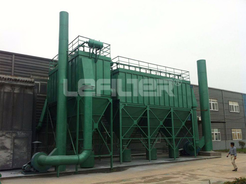 bag filter dust collector used in limestone crushing process