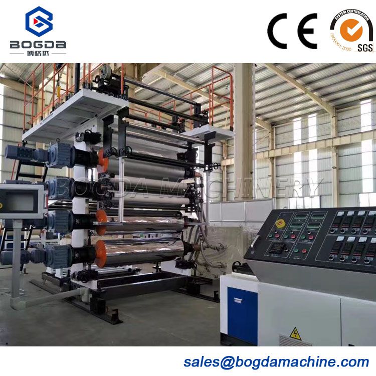 PVC plastic vinyl floor production line / Stone PVC floor extrusion machinery