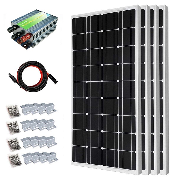 400W Off-Grid Monocrystalline Solar Panel Starter Kit