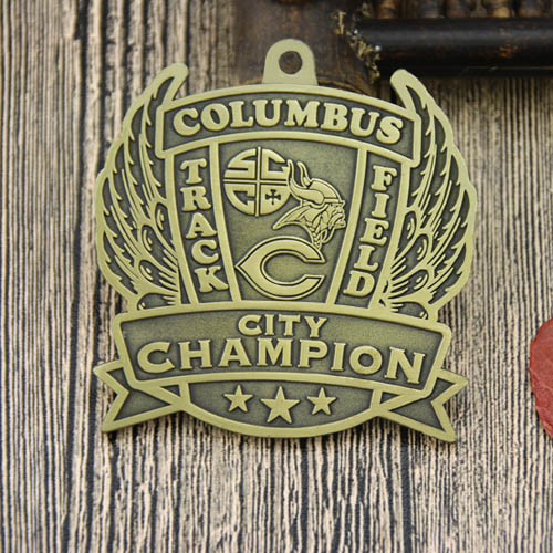 Columbus Track and Field Custom Medals