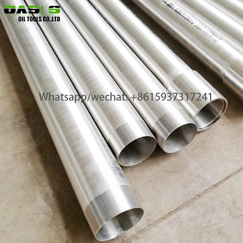 Austentic Stainless Steel Welded Water Well Casing Pipe Tube Plein Inox for Water Well Drilling