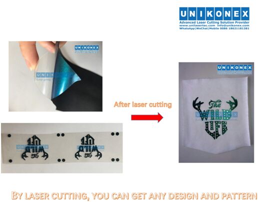 Customize sublimated twill laser cutting by Unikonex