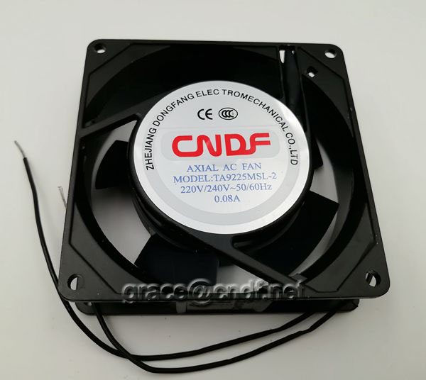 CNDF   mine ventilation fan 92x92x25mm ac axial cooling fan ventilation flow fan TA9225HSL-2 sleeve bearing