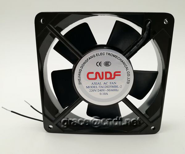 CNDF  made in china factory passed CE test with 2 years warranty 110/120VAc 120x120x25mm ac cooling ventilation fan