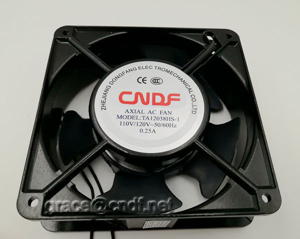 CNDF  made in china factory passed CE test with 2 years warranty 110/120VAC 120x120x38mm TA12038HSL-1