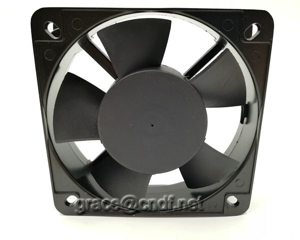 CNDF industrial ventilation cooling fan 135x135x38mm sleeve bearing and 2 ball bearing 2 lead wire connect